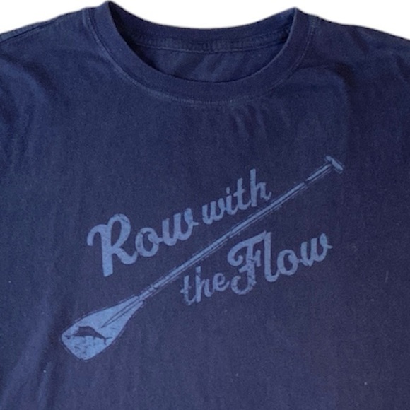 Tommy Bahama RELAX “Row With The Flow” Navy T-shirt - Picture 6 of 10